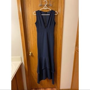 PretttyLittleThing Maxi Dress - Navy Blue